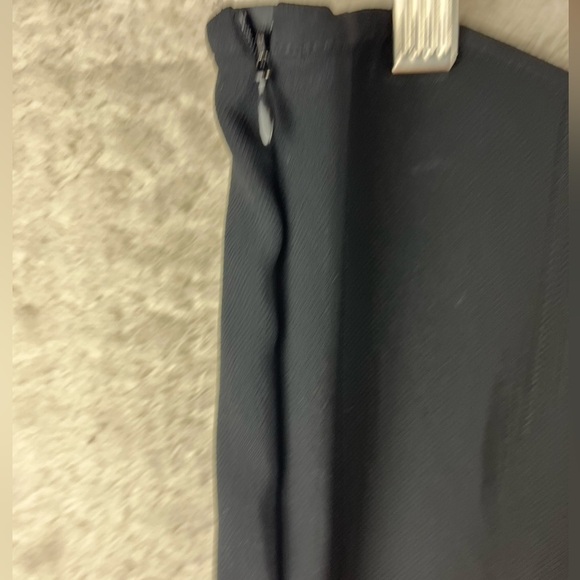 BROOKS BROTHERS Wide Leg Black Crepe Pants Side Zipper Size 12 - Picture 7 of 14